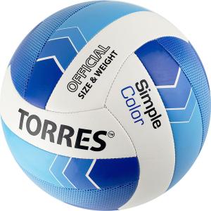 Купить Мяч волейбольный Torres Simple Color любительский р.5 в Сочи 